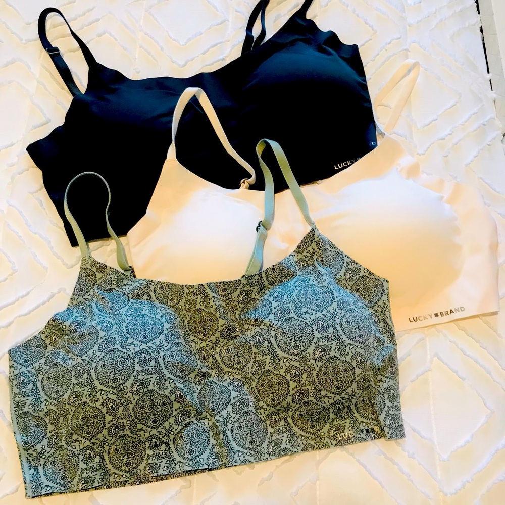 Lucky 🍀 Brand bralettes - set of 3 - NWOT